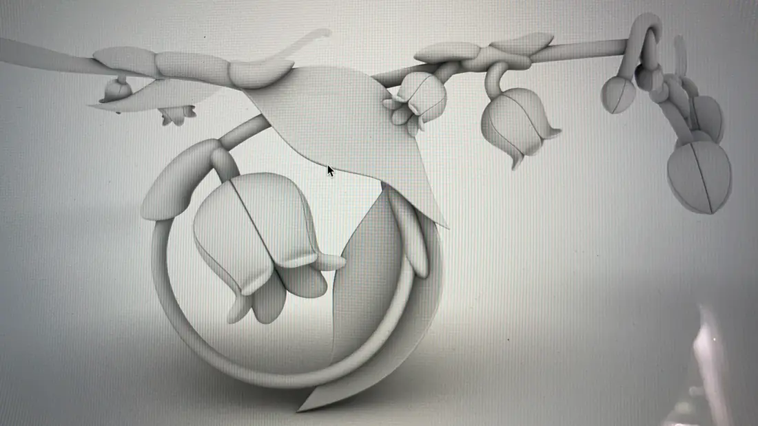 Modellazione 3D del tralcio: sottosquadri, spessori minimi, punti di ancoraggio.
